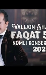 Valijon Shamshiyev - Faqat 5 kun nomli konsert dasturi 2023