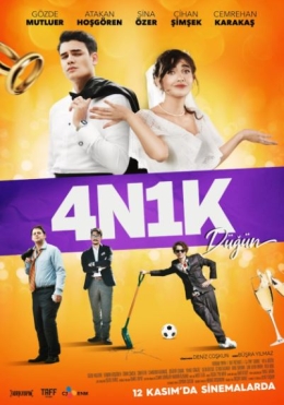 To'rt Yigit va Bir Qiz 3 To'y 2021 Turk kino HD